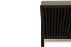 Audrey Entertainment Unit 3m Black - Boho Bliss