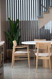 Harlow Dining Armchair - Natural - Boho Bliss