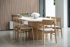 Harlow Dining Armchair - Natural - Boho Bliss