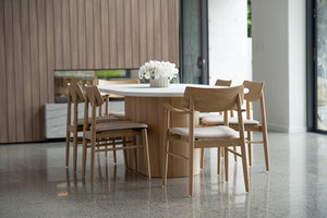 Harlow Dining Armchair - Natural - Boho Bliss