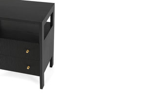 Audrey Bedside Table - Black