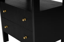 Load image into Gallery viewer, Audrey Bedside Table - Black