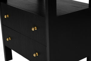Audrey Bedside Table - Black