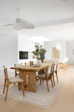 Load image into Gallery viewer, Pasadena Woven Leather Dining Chair - White