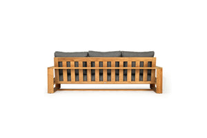 Double Island Outdoor Sofa - 3 Seater - Slate