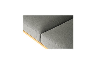 Double Island Outdoor Sofa - 3 Seater - Slate