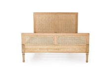 Load image into Gallery viewer, Hamilton Cane Bed - Weathered Oak - Queen