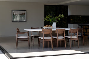 Harlow Dining Armchair - Walnut