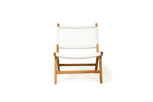 Zen Outdoor Lazy Armchair - White