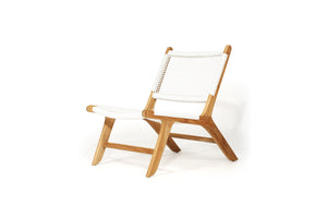 Zen Outdoor Lazy Armchair - White