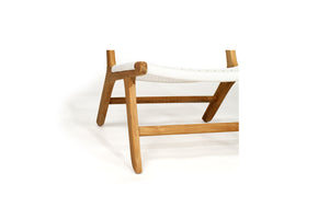 Zen Outdoor Lazy Armchair - White