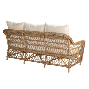 Tia 3 Seat Sofa - Kubu Grey - Boho Bliss
