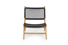Load image into Gallery viewer, Zen Outdoor Lazy Armchair - Black - Boho Bliss