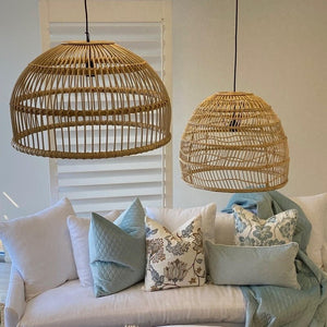 Aaron Rattan Pendant Light - Boho Bliss