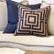 Load image into Gallery viewer, Acapulco Outdoor Cushion Cover - Navy - Boho Bliss