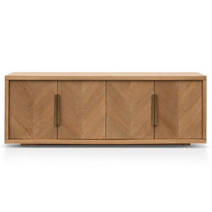 Alba 2m Buffet Unit - Dusty Oak - Boho Bliss