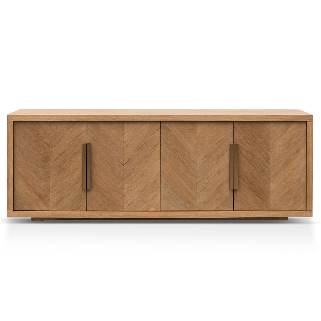 Alba 2m Buffet Unit - Dusty Oak - Boho Bliss