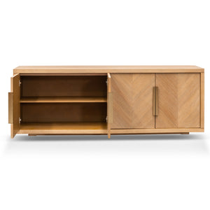 Alba 2m Buffet Unit - Dusty Oak - Boho Bliss