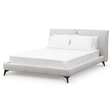 Load image into Gallery viewer, Alford Queen Bed - Pearl Grey - Boho Bliss