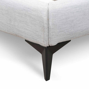Alford Queen Bed - Pearl Grey - Boho Bliss