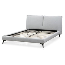 Load image into Gallery viewer, Alford Queen Bed - Pearl Grey - Boho Bliss
