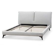 Load image into Gallery viewer, Alford Queen Bed - Pearl Grey - Boho Bliss