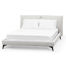 Load image into Gallery viewer, Alford Queen Bed - Pearl Grey - Boho Bliss