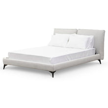 Load image into Gallery viewer, Alford Queen Bed - Pearl Grey - Boho Bliss