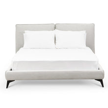 Load image into Gallery viewer, Alford Queen Bed - Pearl Grey - Boho Bliss