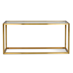 Alison Console Table - Chrome Gold - Boho Bliss