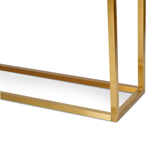 Alison Console Table - Chrome Gold - Boho Bliss