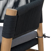 Load image into Gallery viewer, Andor Dining Chair - Royal Anthracite - Boho Bliss