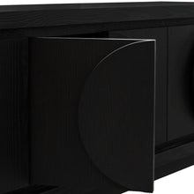 Load image into Gallery viewer, Annular Entertainment Unit 2m - Textured Black - Boho Bliss