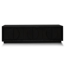 Load image into Gallery viewer, Annular Entertainment Unit 2m - Textured Black - Boho Bliss