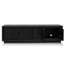 Load image into Gallery viewer, Annular Entertainment Unit 2m - Textured Black - Boho Bliss