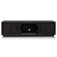 Load image into Gallery viewer, Annular Entertainment Unit 2m - Textured Black - Boho Bliss