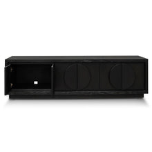 Load image into Gallery viewer, Annular Entertainment Unit 2m - Textured Black - Boho Bliss