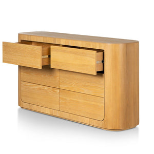 Arbor 1.6m Dresser Unit - Dusty Oak - Boho Bliss