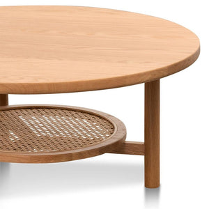 Arbore Round Coffee Table - Natural Oak - Boho Bliss