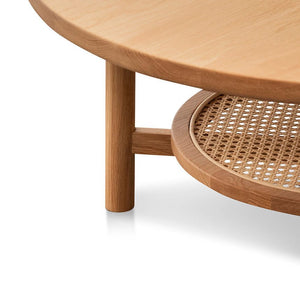 Arbore Round Coffee Table - Natural Oak - Boho Bliss