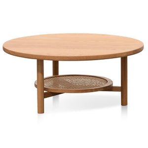 Arbore Round Coffee Table - Natural Oak - Boho Bliss
