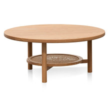 Load image into Gallery viewer, Arbore Round Coffee Table - Natural Oak - Boho Bliss
