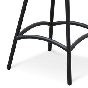 Arc Bar Stool - Black - Boho Bliss