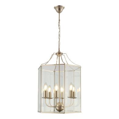 Arcadia Large Pendant Light - Satin Chrome - Boho Bliss