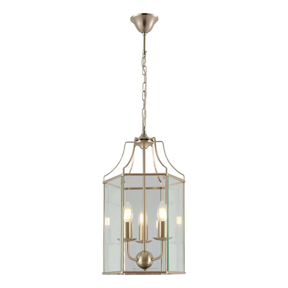 Arcadia Medium Pendant Light - Satin Chrome - Boho Bliss
