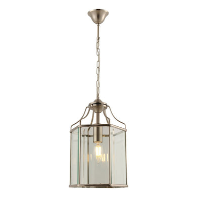 Arcadia Small Pendant Light - Satin Chrome - Boho Bliss