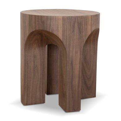 Arco Side Table - Walnut - Boho Bliss