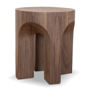 Arco Side Table - Walnut - Boho Bliss