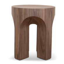 Load image into Gallery viewer, Arco Side Table - Walnut - Boho Bliss