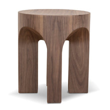 Load image into Gallery viewer, Arco Side Table - Walnut - Boho Bliss